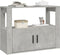 vidaXL - Dressoir - 80x30x60 - cm - bewerkt - hout - betongrijs