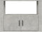 vidaXL - Dressoir - 80x30x60 - cm - bewerkt - hout - betongrijs