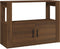 vidaXL - Dressoir - 80x30x60 - cm - bewerkt - hout - bruin - eikenkleur