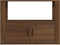 vidaXL - Dressoir - 80x30x60 - cm - bewerkt - hout - bruin - eikenkleur