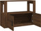 vidaXL - Dressoir - 80x30x60 - cm - bewerkt - hout - bruin - eikenkleur