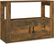 vidaXL - Dressoir - 80x30x60 - cm - bewerkt - hout - gerookt - eikenkleurig