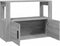 vidaXL - Dressoir - 80x30x60 - cm - bewerkt - hout - grijs - sonoma - eikenkleurig