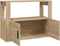vidaXL - Dressoir - 80x30x60 - cm - bewerkt - hout - sonoma - eikenkleurig