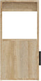vidaXL - Dressoir - 80x30x60 - cm - bewerkt - hout - sonoma - eikenkleurig