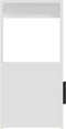 vidaXL - Dressoir - 80x30x60 - cm - bewerkt - hout - wit