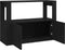 vidaXL - Dressoir - 80x30x60 - cm - bewerkt - hout - zwart
