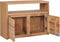 vidaXL - Dressoir - 80x30x60 - cm - massief - teakhout