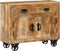 vidaXL - Dressoir - 80x30x65 - cm - massief - ruw - mangohout
