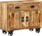 vidaXL - Dressoir - 80x30x65 - cm - massief - ruw - mangohout