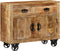 vidaXL - Dressoir - 80x30x65 - cm - massief - ruw - mangohout