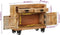 vidaXL - Dressoir - 80x30x65 - cm - massief - ruw - mangohout