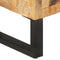 vidaXL - Dressoir - 80x30x71 - cm - massief - ruw - mangohout - en - metaal