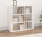 vidaXL - Dressoir - 80x30x80 - cm - bewerkt - hout - hoogglans - wit