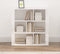 vidaXL - Dressoir - 80x30x80 - cm - bewerkt - hout - hoogglans - wit