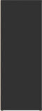vidaXL - Dressoir - 80x30x80 - cm - bewerkt - hout - zwart