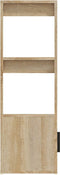 vidaXL - Dressoir - 80x30x90 - cm - bewerkt - hout - sonoma - eikenkleurig
