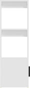 vidaXL - Dressoir - 80x30x90 - cm - bewerkt - hout - wit
