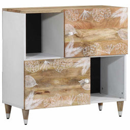 vidaXL - Dressoir - 80x33,5x75 - cm - massief - mangohout