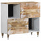 vidaXL - Dressoir - 80x33,5x75 - cm - massief - mangohout