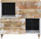 vidaXL - Dressoir - 80x33,5x75 - cm - massief - mangohout