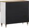 vidaXL - Dressoir - 80x33,5x75 - cm - massief - mangohout