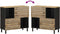 vidaXL - Dressoir - 80x33,5x75 - cm - massief - ruw - mangohout