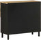 vidaXL - Dressoir - 80x33,5x75 - cm - massief - ruw - mangohout