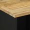 vidaXL - Dressoir - 80x33,5x75 - cm - massief - ruw - mangohout