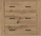 vidaXL - Dressoir - 80x33x70 - cm - bewerkt - hout - artisanaal - eikenkleurig