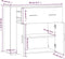 vidaXL - Dressoir - 80x33x70 - cm - bewerkt - hout - gerookt - eikenkleurig