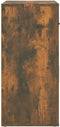 vidaXL - Dressoir - 80x33x70 - cm - bewerkt - hout - gerookt - eikenkleurig