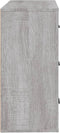vidaXL - Dressoir - 80x33x70 - cm - bewerkt - hout - grijs - sonoma - eikenkleurig