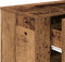 vidaXL - Dressoir - 80x33x70 - cm - bewerkt - hout - oud - houtkleurig