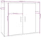 vidaXL - Dressoir - 80x33x70 - cm - bewerkt - hout - sonoma - eikenkleurig