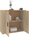 vidaXL - Dressoir - 80x33x70 - cm - bewerkt - hout - sonoma - eikenkleurig