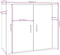 vidaXL - Dressoir - 80x33x70 - cm - bewerkt - hout - wit