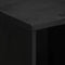 vidaXL - Dressoir - 80x33x75 - cm - bewerkt - hout - zwart