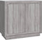 vidaXL - Dressoir - 80x34x75 - cm - bewerkt - hout - grijs - sonoma - eikenkleurig