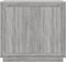 vidaXL - Dressoir - 80x34x75 - cm - bewerkt - hout - grijs - sonoma - eikenkleurig