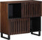 vidaXL - Dressoir - 80x34x75 - cm - massief - mangohout - bruin