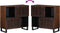 vidaXL - Dressoir - 80x34x75 - cm - massief - mangohout - bruin