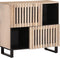 vidaXL - Dressoir - 80x34x75 - cm - massief - mangohout