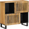 vidaXL - Dressoir - 80x34x75 - cm - massief - ruw - mangohout