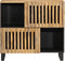vidaXL - Dressoir - 80x34x75 - cm - massief - ruw - mangohout