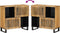 vidaXL - Dressoir - 80x34x75 - cm - massief - ruw - mangohout