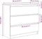 vidaXL - Dressoir - 80x35x76 - cm - spaanplaat - ambachtelijk - eikenkleurig