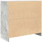 vidaXL - Dressoir - 80x35x76 - cm - spaanplaat - betongrijs
