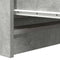 vidaXL - Dressoir - 80x35x76 - cm - spaanplaat - betongrijs