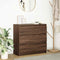 vidaXL - Dressoir - 80x35x76 - cm - spaanplaat - bruin - eikenkleurig